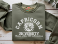 capricorn university shirt zodiac university astrology shirt graphic