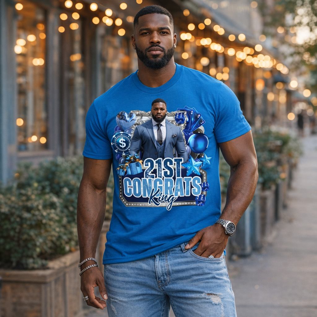 21St Birthday King Personalized Photo Shirt | birthday shirt birthdayshirts custom shirt