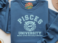 pisces university shirt zodiac university astrology shirt graphic