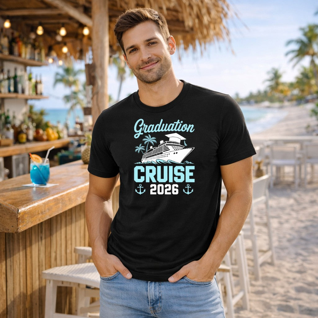graduation cruise 2026 blue shirt graphic sku 300-FR-24 vacation design