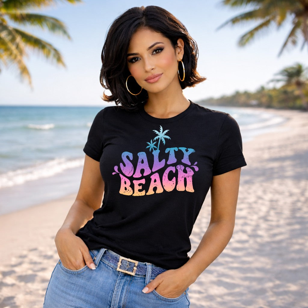 salty beach distressed shirt graphic sku 300-FR-26 vacation design
