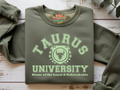 taurus university shirt zodiac university astrology shirt graphic