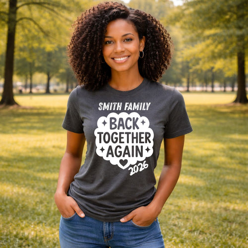 family reunion shirt back together again badge 2026 design graphic