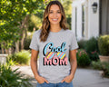 Cool mom graphic t-shirt with colorful sunglasses design trendy Mother’s Day gift