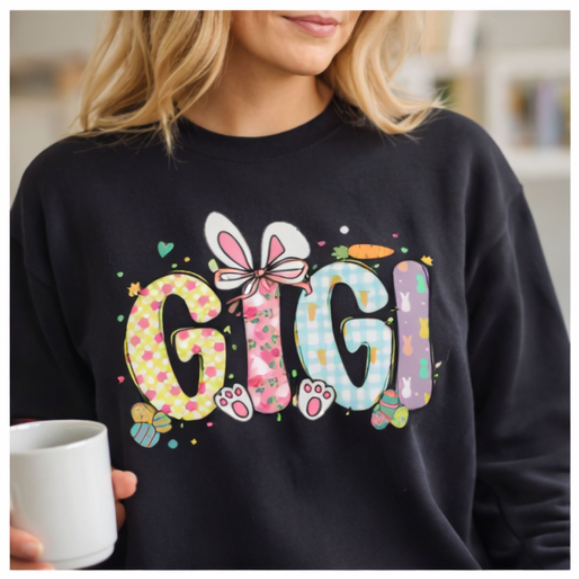 Gigi Easter Bunny Shirt | easter bunny shirt easter shirt