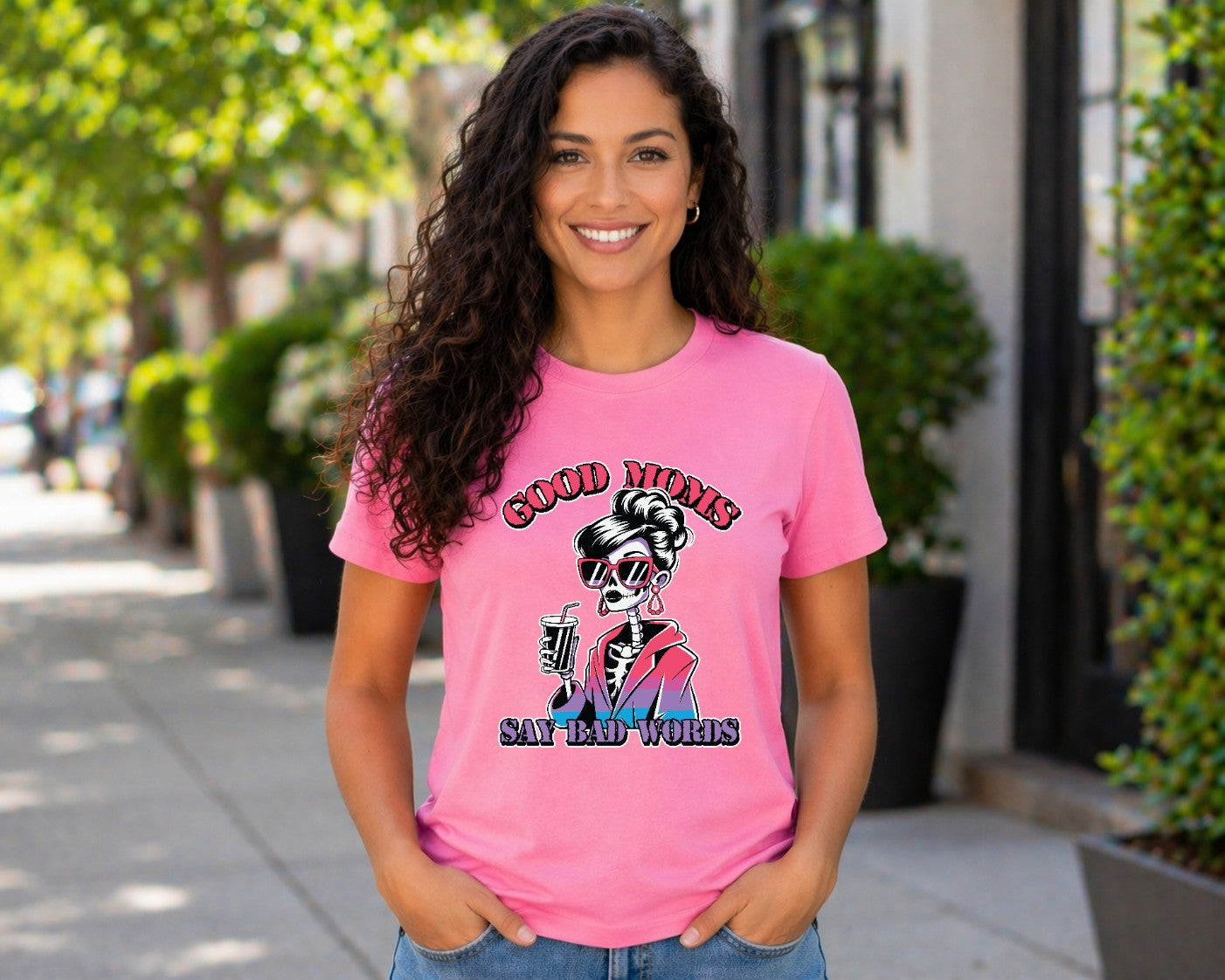 Funny “Good moms say bad words” t-shirt sarcastic mom humor Mother’s Day gift