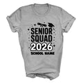 senior squad 2026 graduation shirt design
