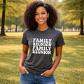 family reunion shirt stacked family reunion text 2026 design graphic
